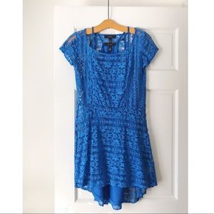 NWOT Jessica Simpson Blue Lace Dress